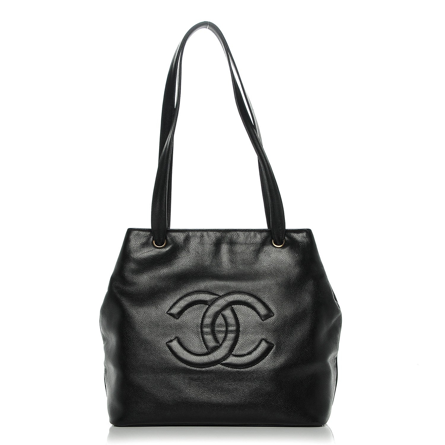 Chanel Caviar CC Shoulder Bag Black 1 of 7