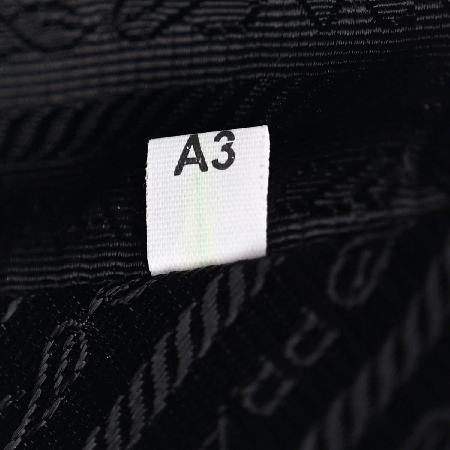 Prada Jacquard Triangolo Symbole Embroidered Mini Triangle Bag Black Corda 7 of 10