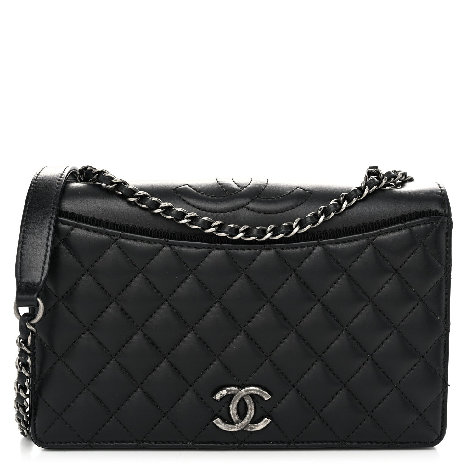 Chanel Calfskin Quilted Small Ballerine Flap Black 1 of 11