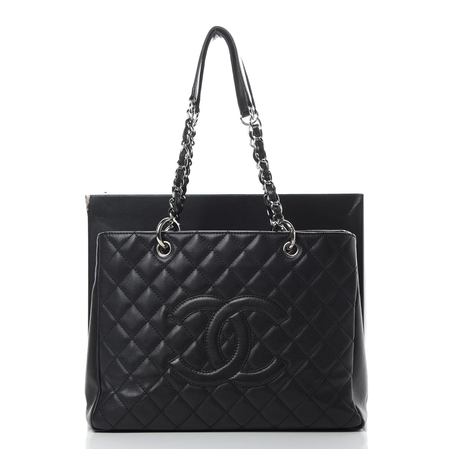 Chanel Caviar Quilted Grand Shopping Tote GST Black 17 of 17