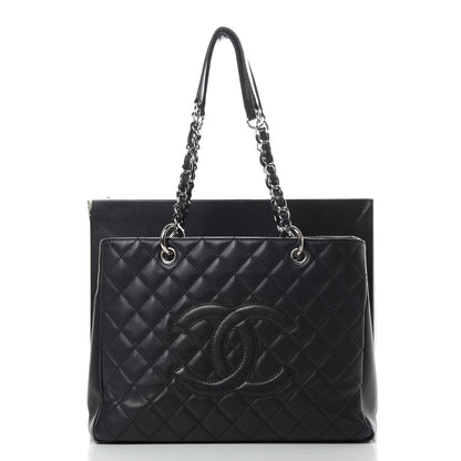 Chanel Caviar Quilted Grand Shopping Tote GST Black 17 of 17