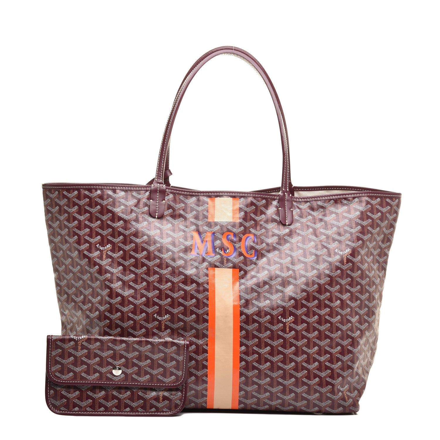 Goyard Goyardine Saint Louis GM Burgundy 1 of 8