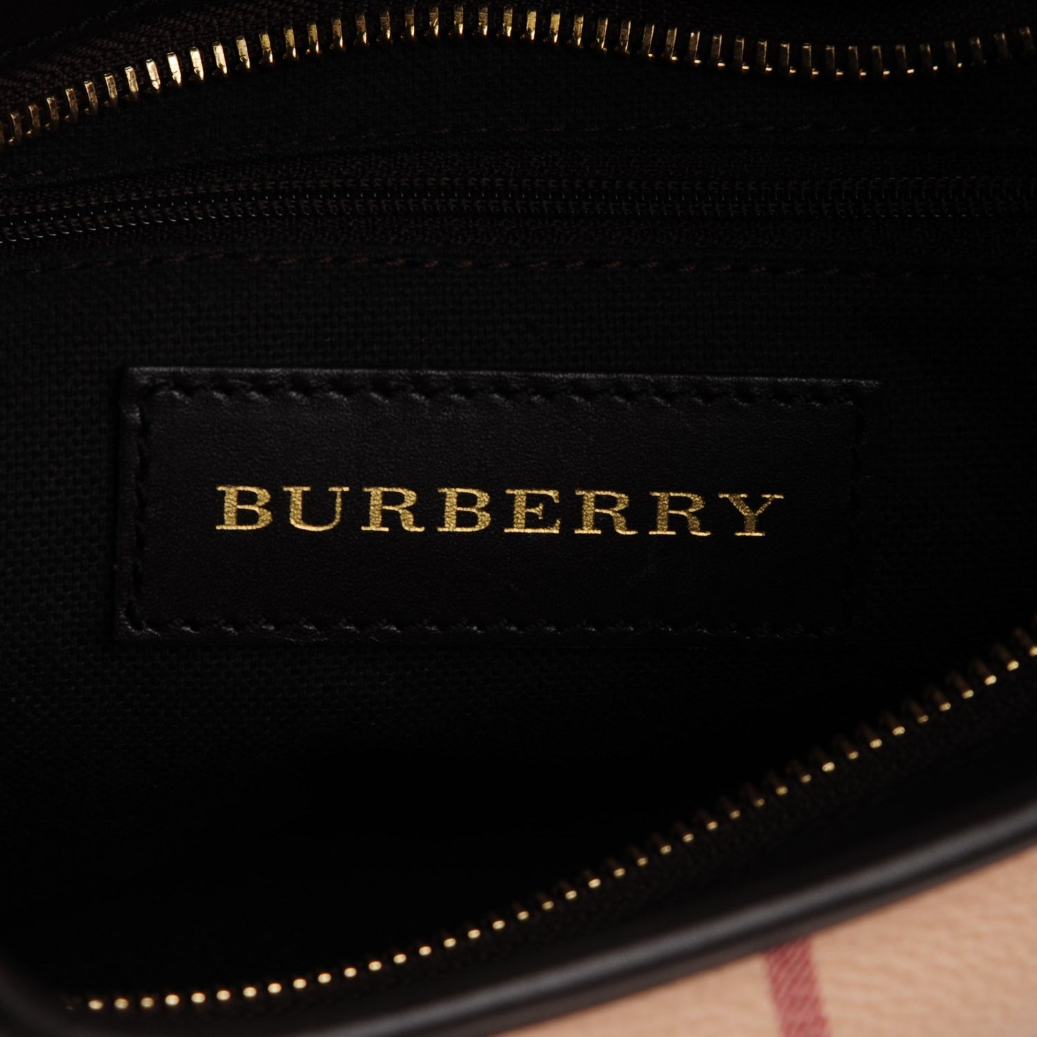 Burberry Haymarket Check Small Brooklyn Hobo Brown 8 of 10