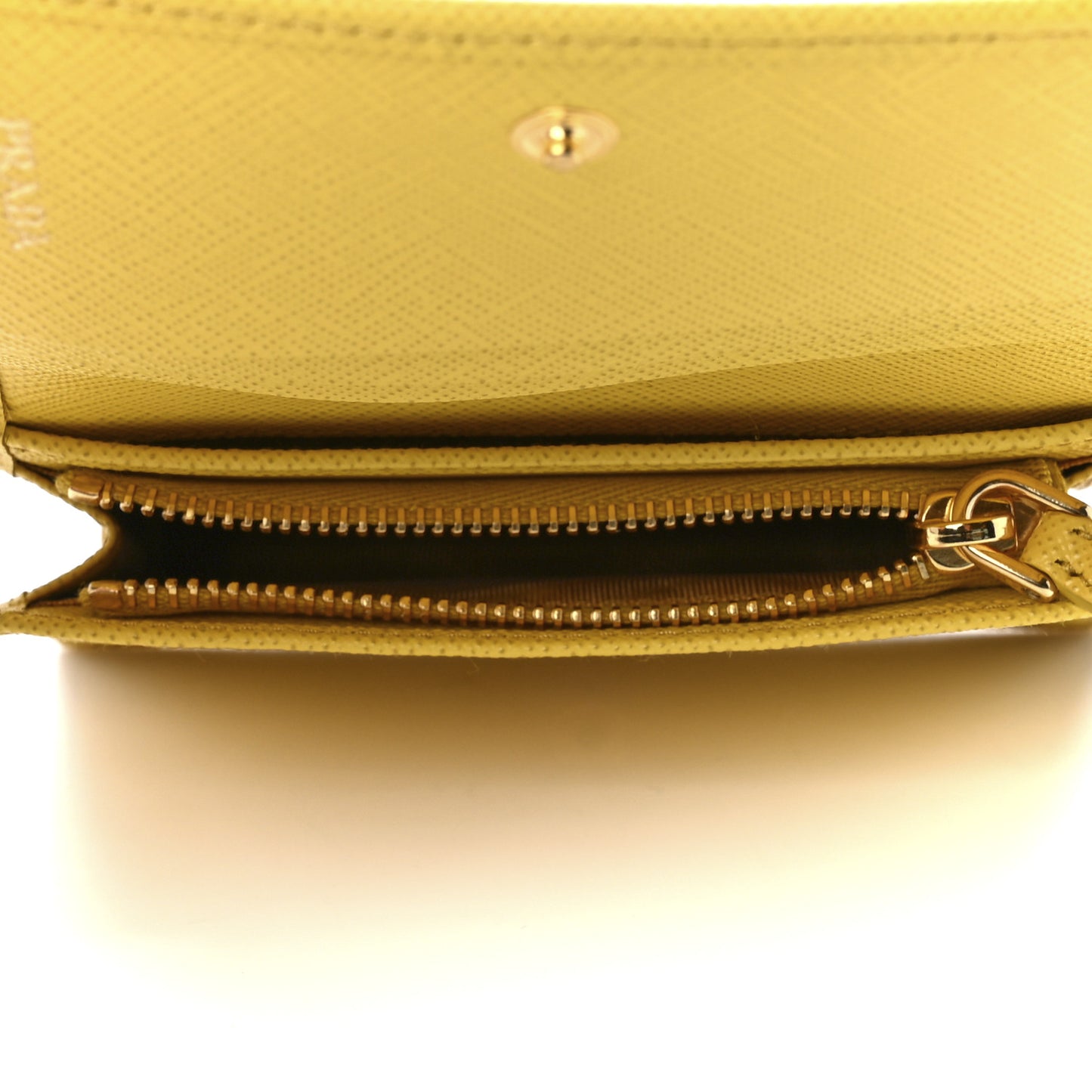 Saffiano Small Wallet Sunny Yellow