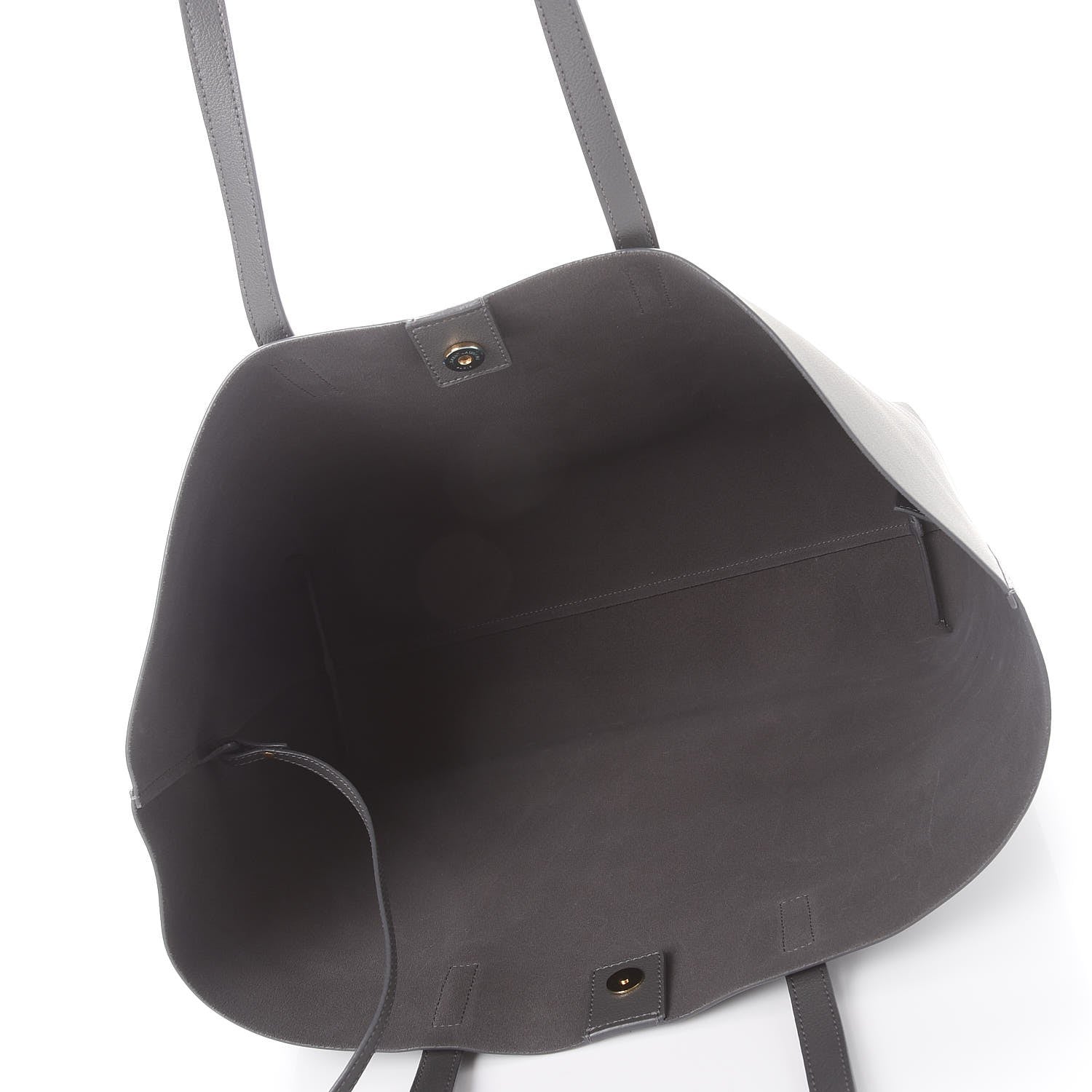 Saint Laurent Calfskin Large Shopping Tote Storm 6 of 14