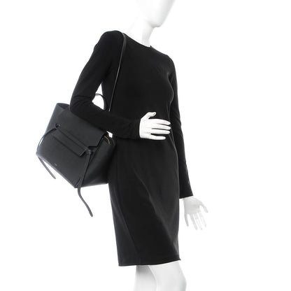 Celine Grained Calfskin Mini Belt Bag Black 2 of 8