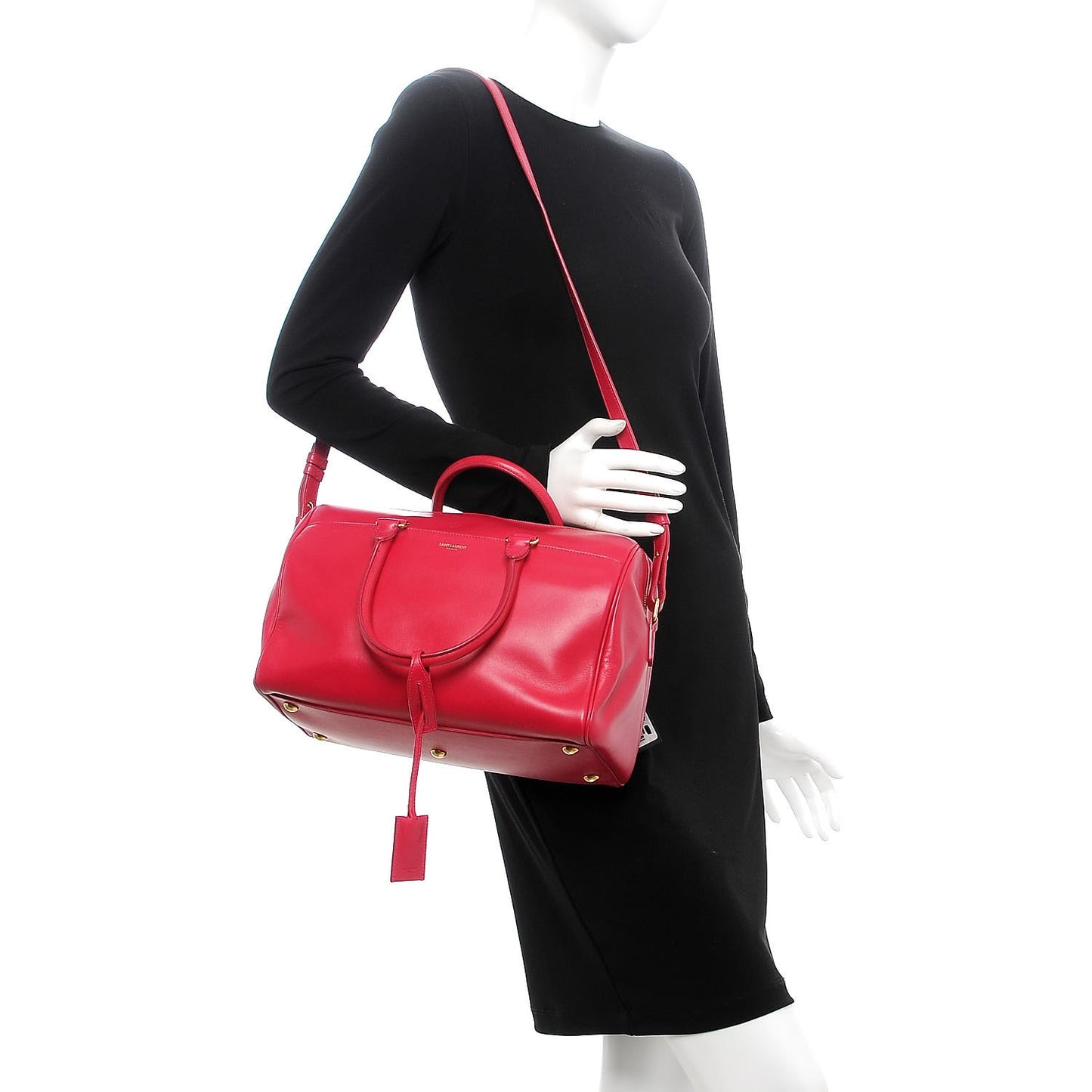 Calfskin Classic Duffle 6 Fuchsia