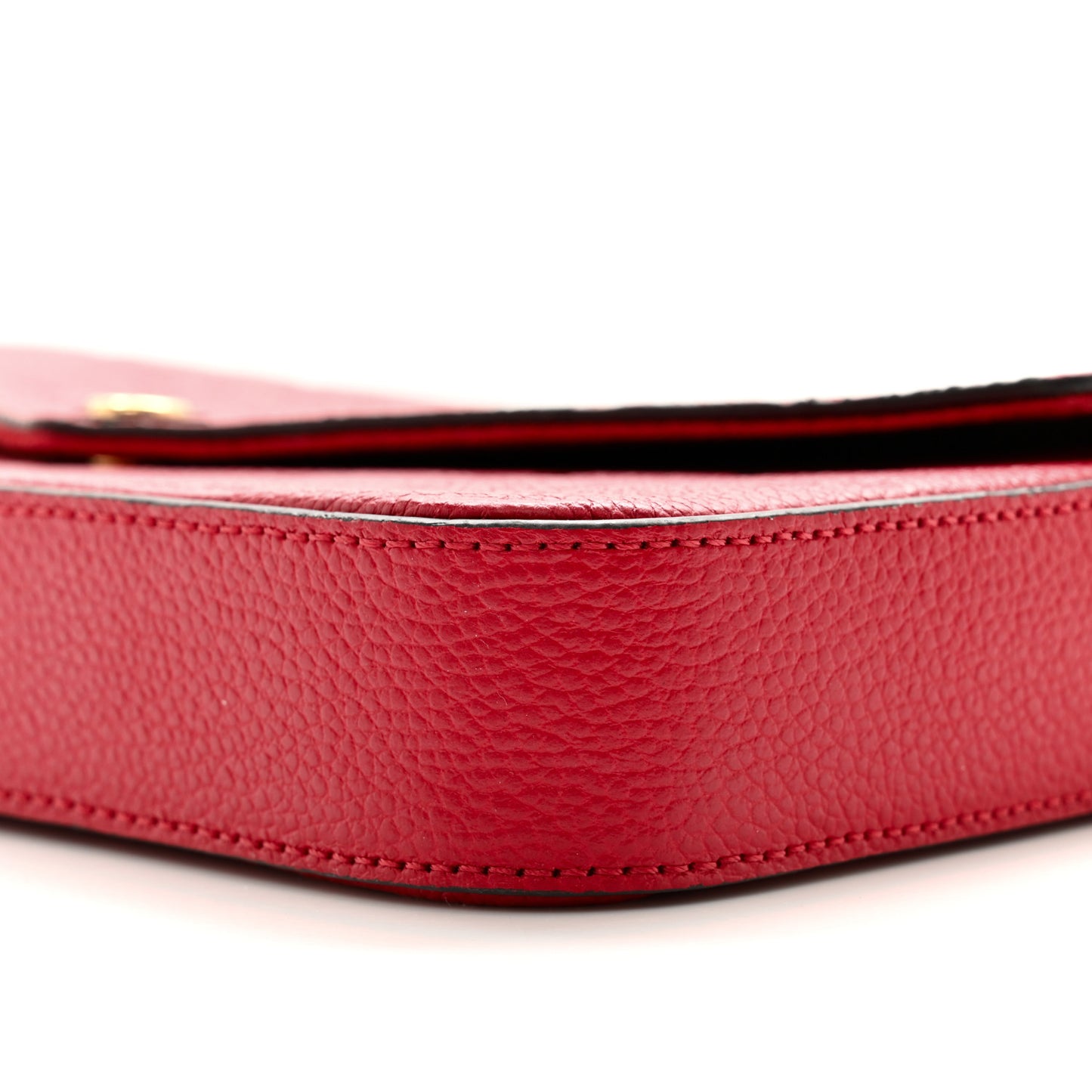 LOUIS VUITTON Empreinte Pochette Felicie Chain Wallet Cherry