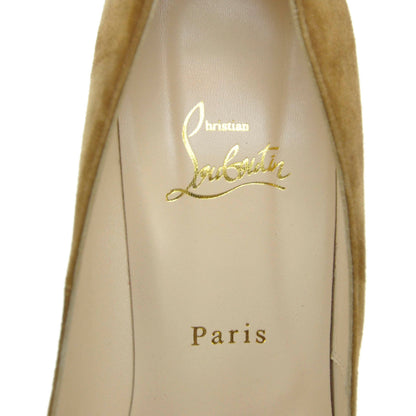 Christian Louboutin Suede Bibi 140 Pumps 40 Camel 4 of 6