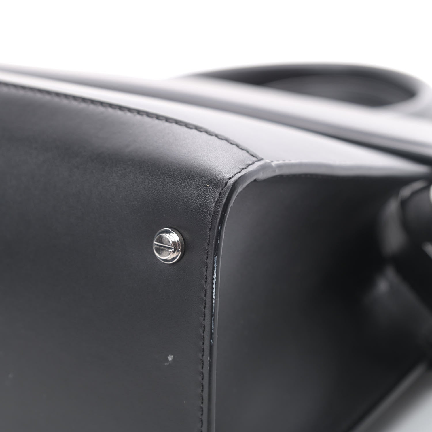 Givenchy Smooth Calfskin Small Horizon Satchel Black 10 of 15