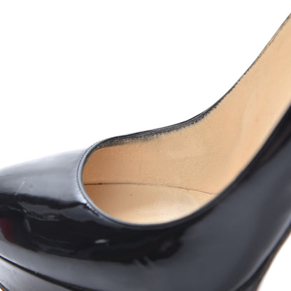 Christian Louboutin Patent Bianca 140 Pumps 38.5 Black 12 of 15