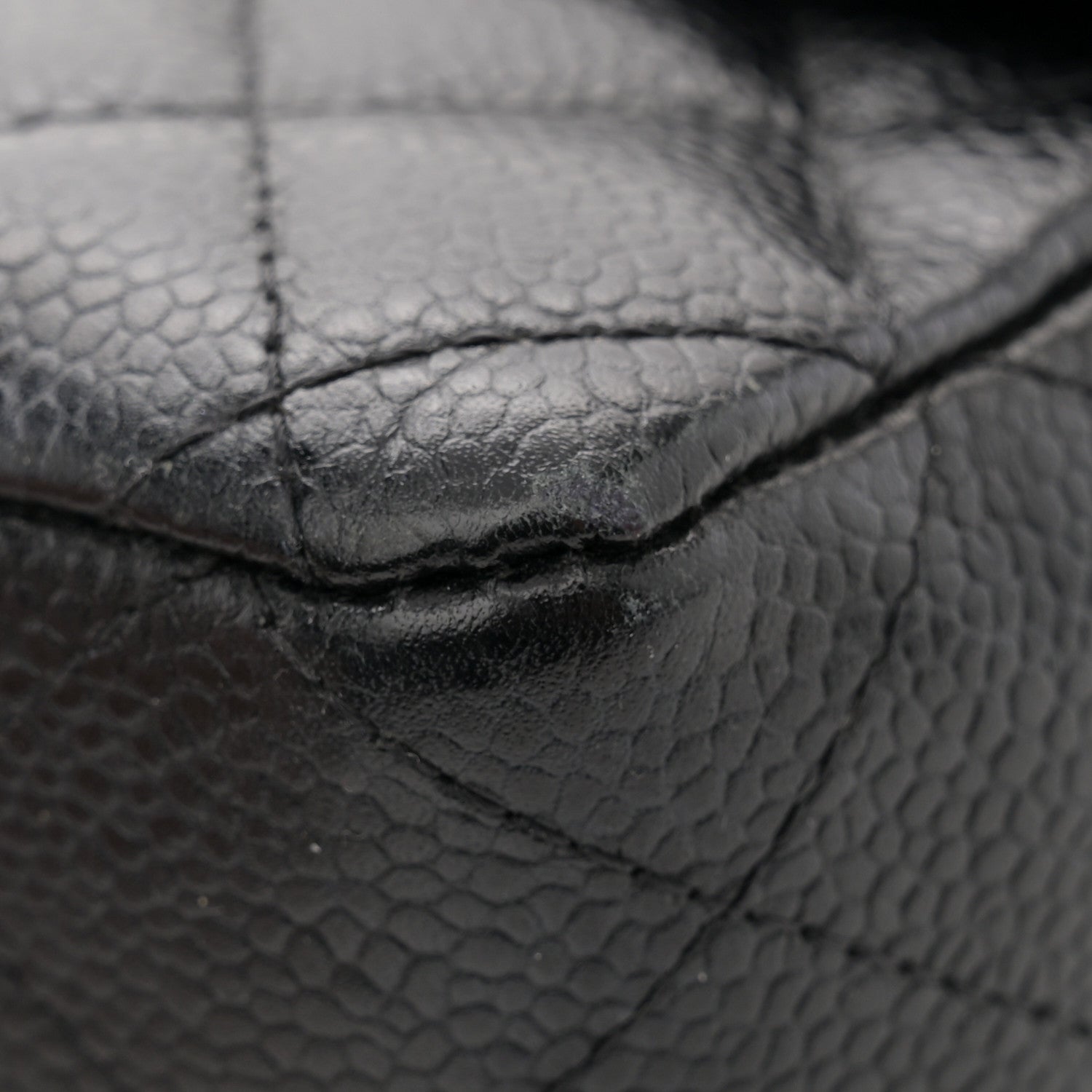 Chanel Caviar Quilted Medium Double Flap Black 11 of 12