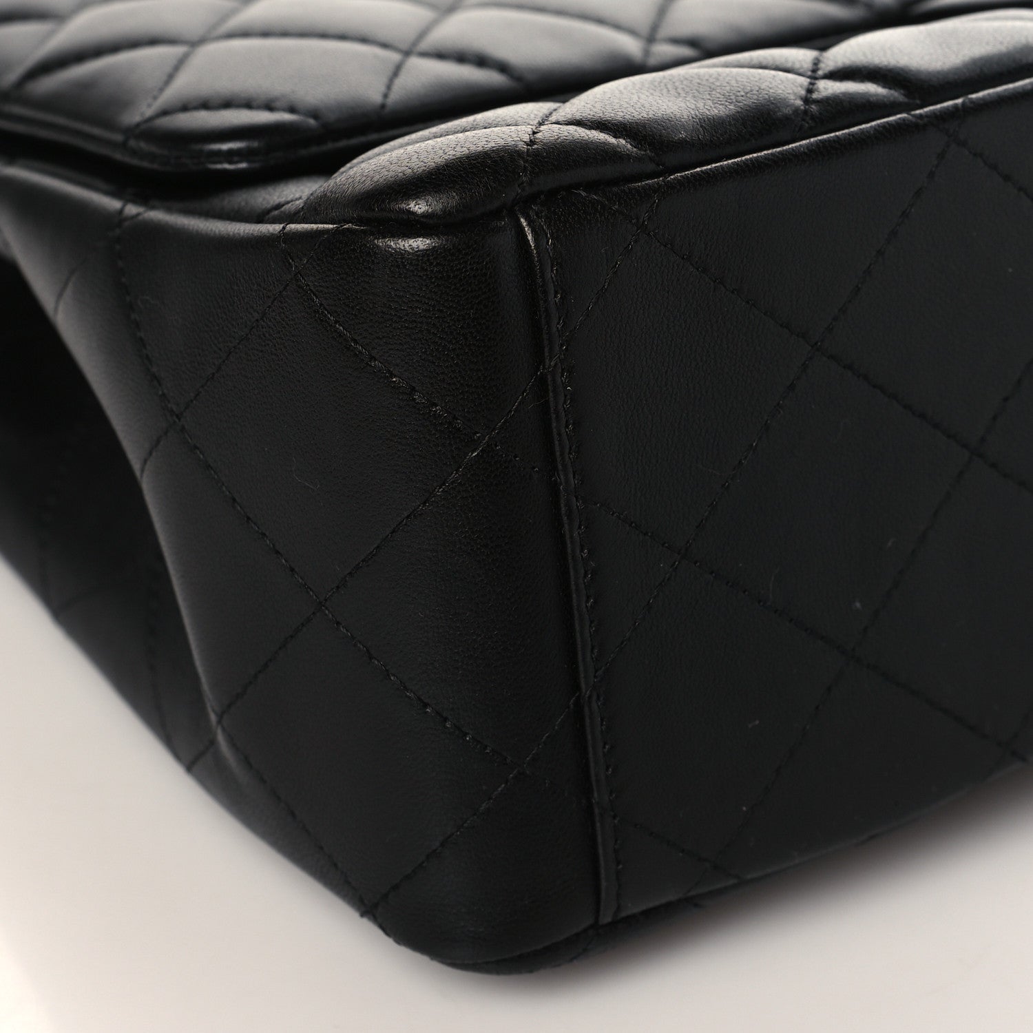 Chanel Lambskin Quilted Maxi Single Flap Black 7 of 9
