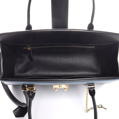 Louis Vuitton Taurillon Cour Marly MM Blue 6 of 9
