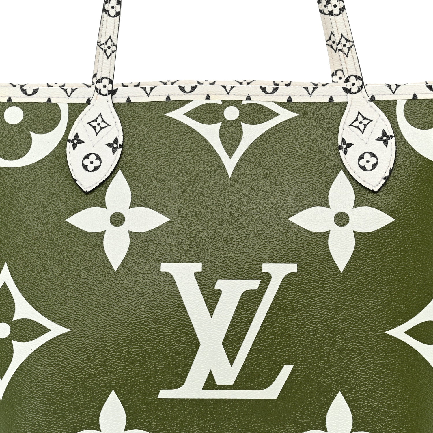 Louis Vuitton Monogram Giant Neverfull MM Kaki 8 of 13