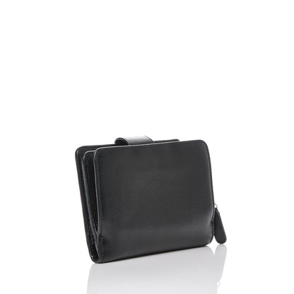 Chanel Caviar Sevruga French Compact Wallet Black 3 of 7
