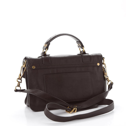 Proenza Schouler Lambskin Tiny PS1 Satchel Dark Chocolate 3 of 8