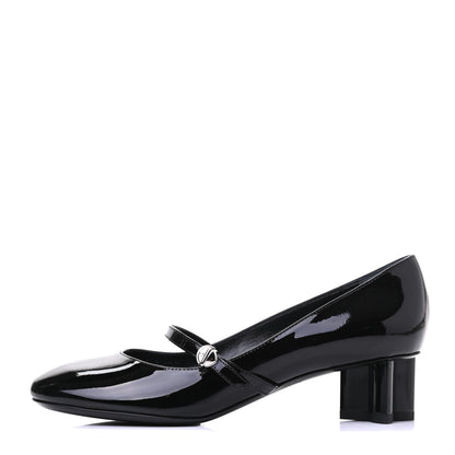Louis Vuitton Patent Uniformes Silhouette 40mm Pumps 36 Black 1 of 9