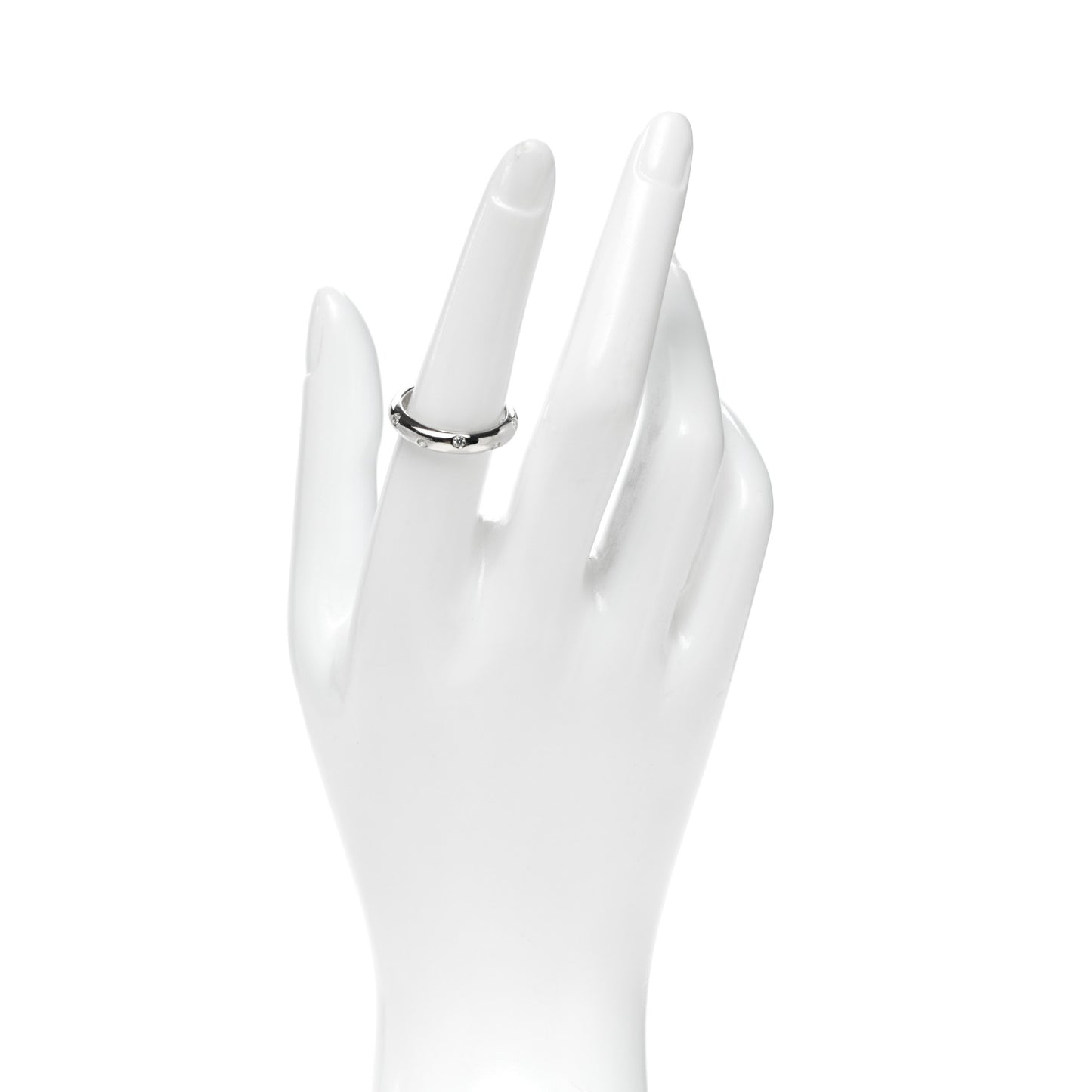 Platinum Diamond 4mm Etoile Band Ring 55 7.25