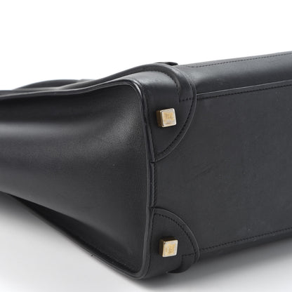 Celine Smooth Calfskin Micro Luggage Black 5 of 9