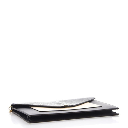 Celine Stingray Shiny Calfskin Clutch on a Chain Black 4 of 7