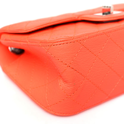 Chanel Goatskin Quilted 2.55 Reissue Mini Flap Orange 9 of 10