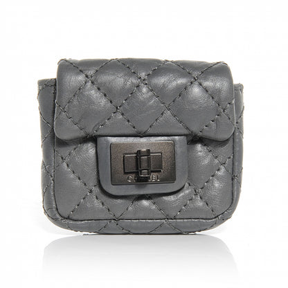 Chanel Leather Quilted Reissue Mini Belt Bag Grey 1 of 6