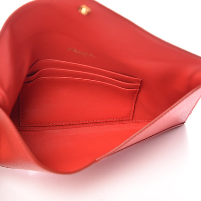 Prada Vitello Move Envelope Wallet Lacca 5 of 8
