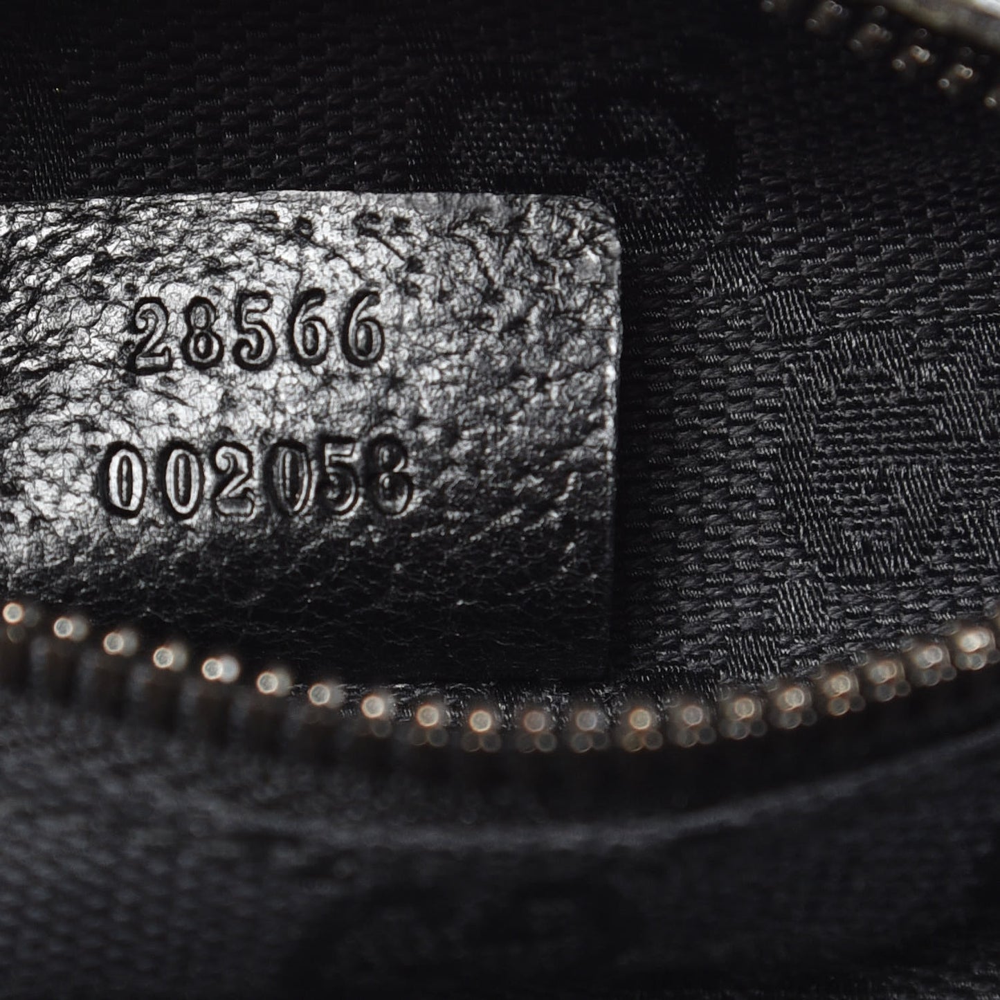 GG Monogram Double Pocket Belt Bag Black