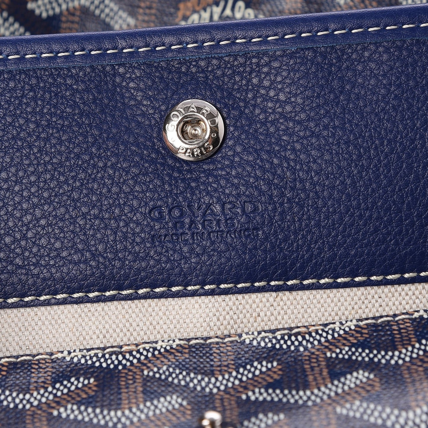 Goyardine Saint Louis PM Navy