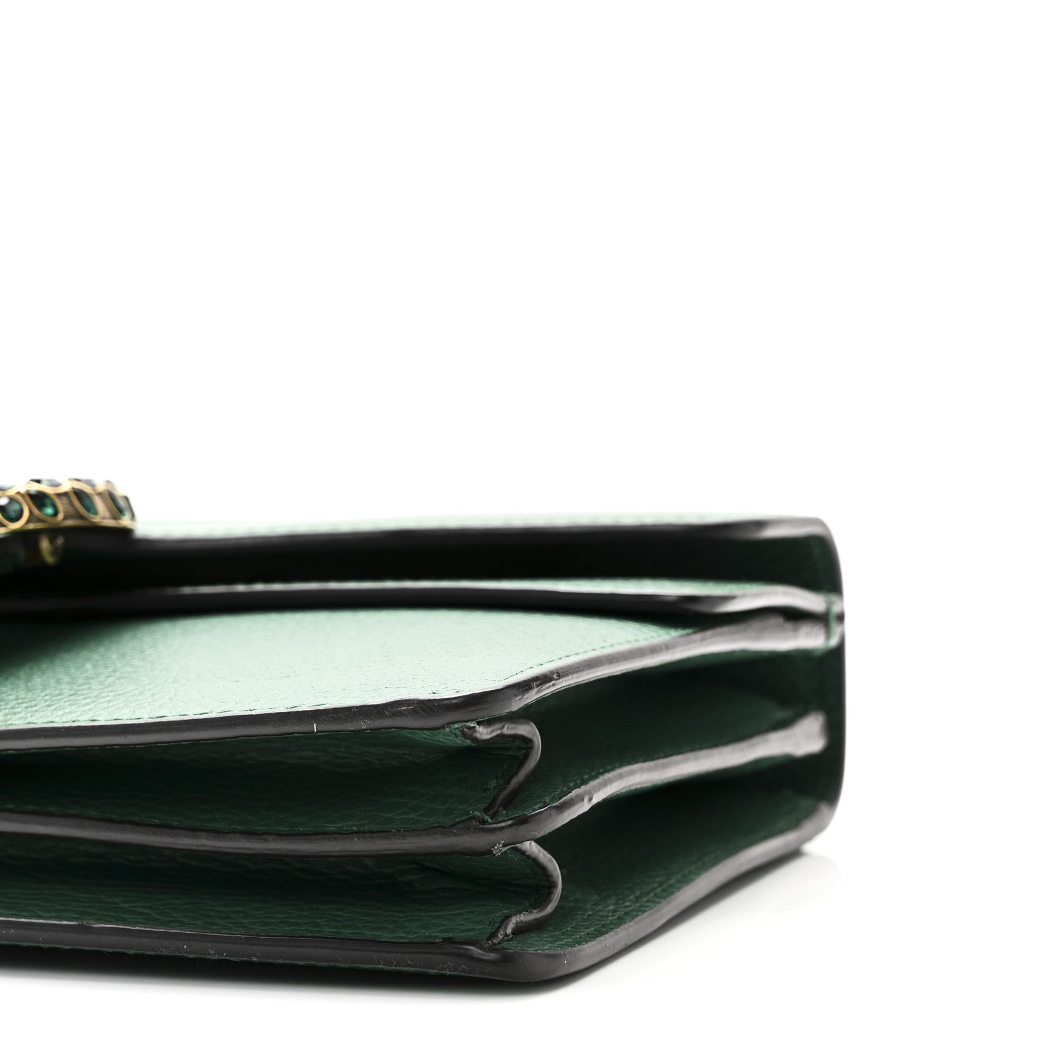 Gucci Dollar Calfskin Crystal Small Dionysus Shoulder Bag Emerald 11 of 11