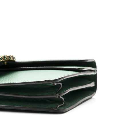 Gucci Dollar Calfskin Crystal Small Dionysus Shoulder Bag Emerald 11 of 11
