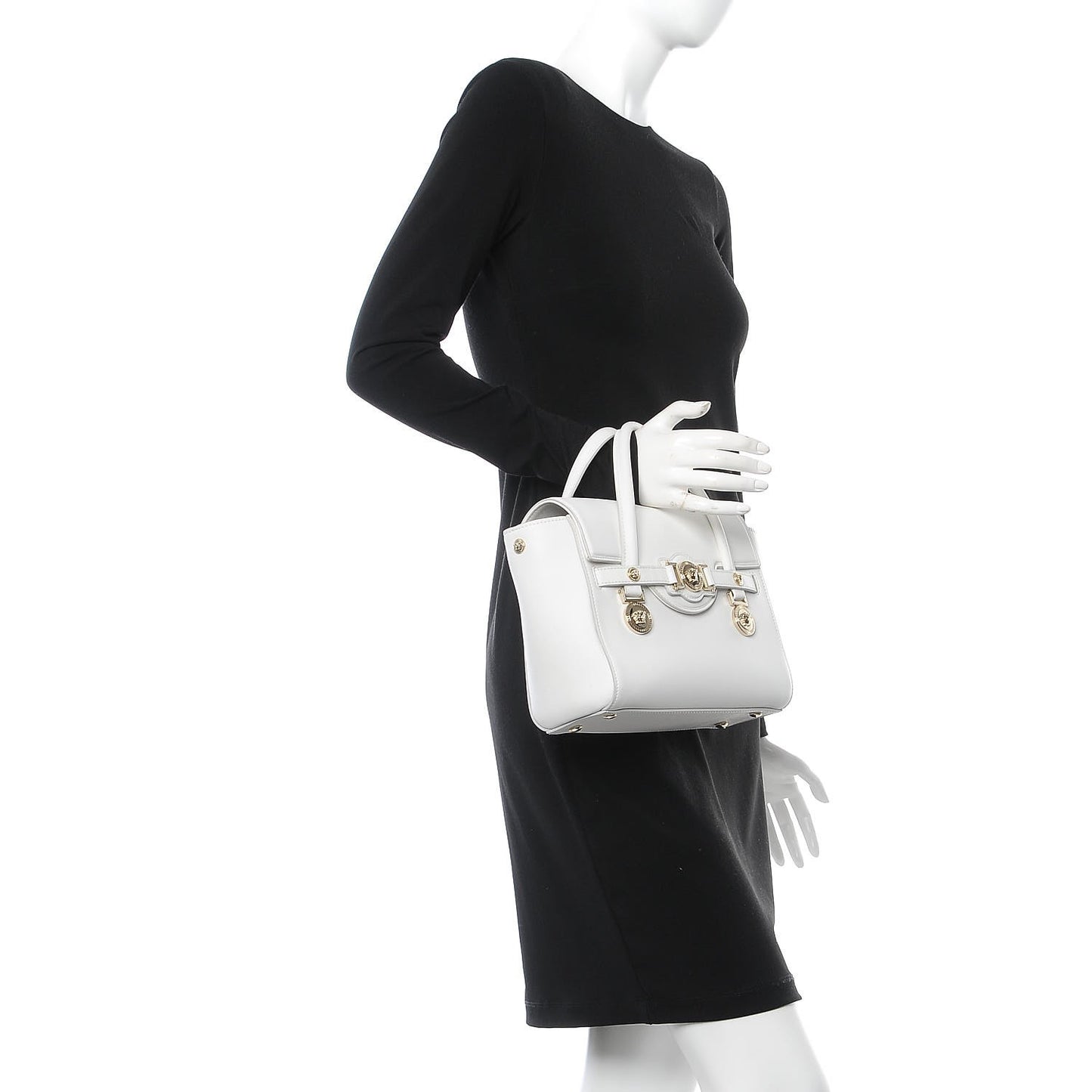 Calfskin Small Signature Bag White