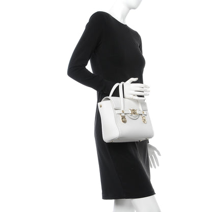 Versace Calfskin Small Signature Bag White 3 of 9