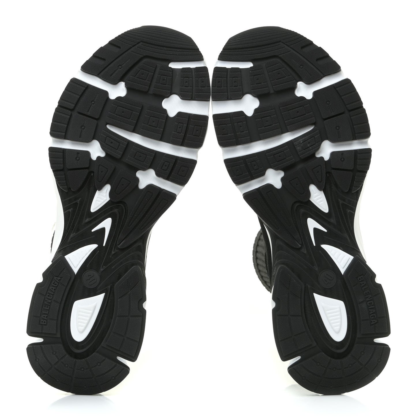 Technical Ribbed 3D Recycled Knit Bi-Color Womens Speed 3.0 Sneakers 40 Black White