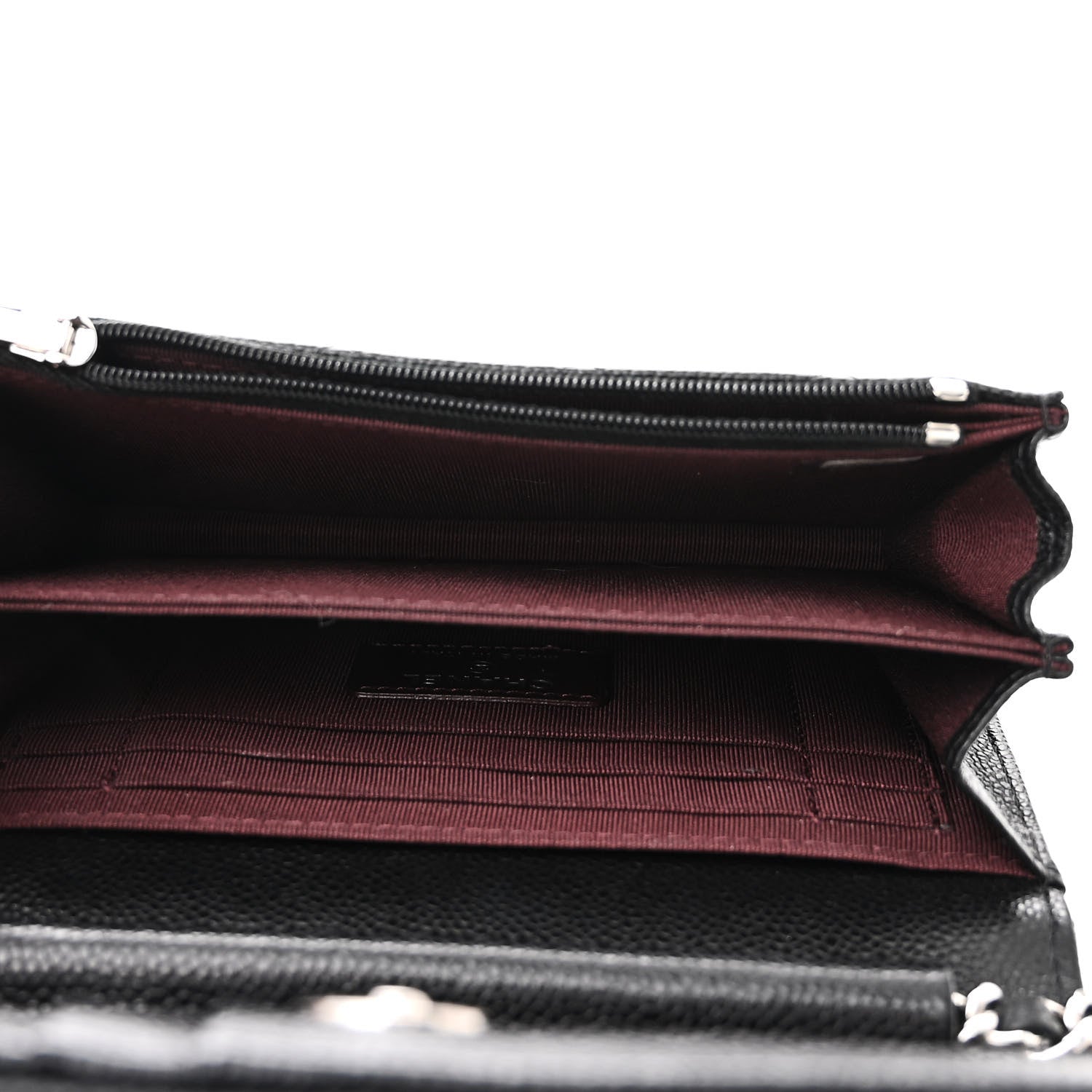 Chanel Caviar Quilted Mini Wallet On Chain WOC Black 5 of 11