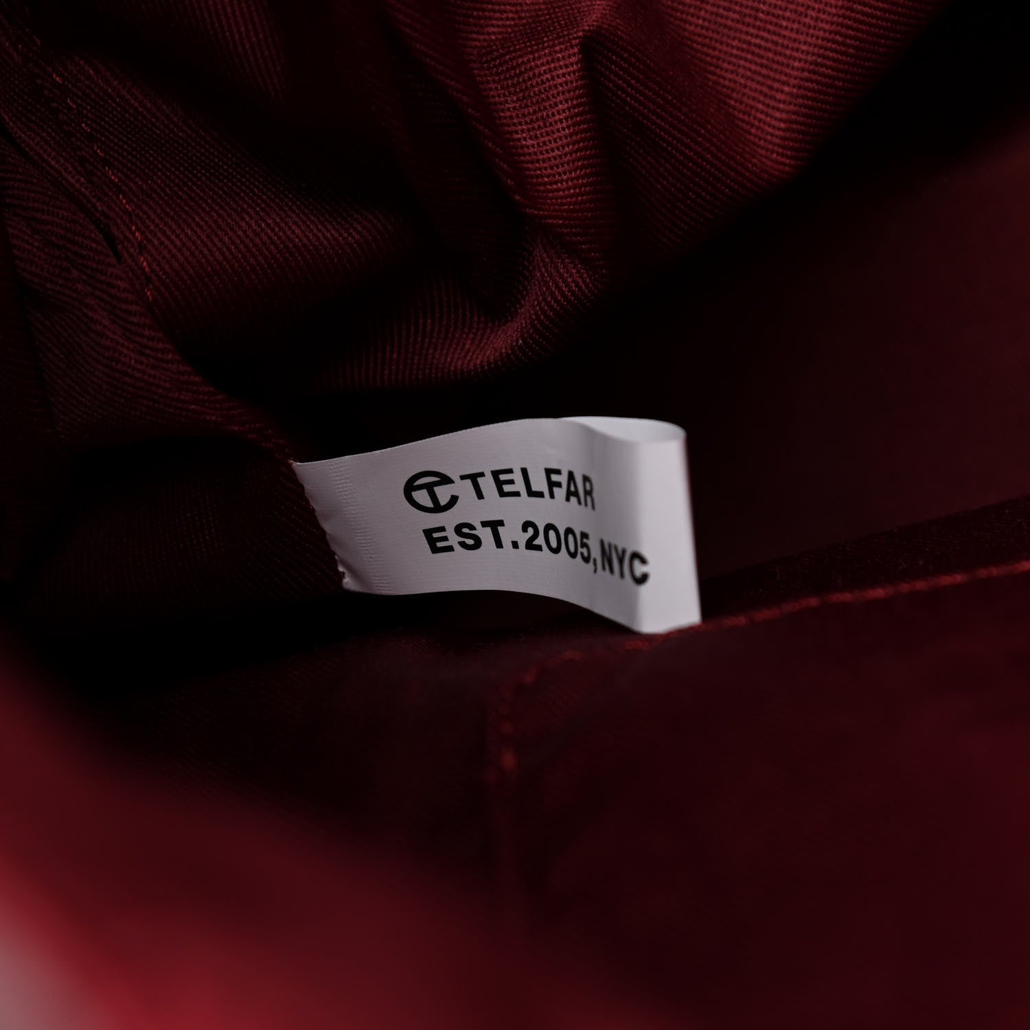 Telfar Vegan Leather Large Shopping Bag Oxblood 7 of 15