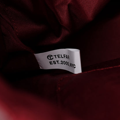 Telfar Vegan Leather Large Shopping Bag Oxblood 7 of 15