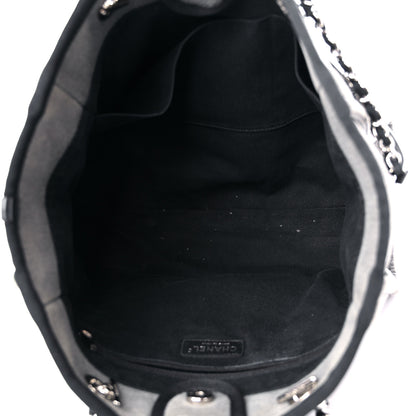 Chanel Canvas Small Deauville Tote Grey 5 of 15