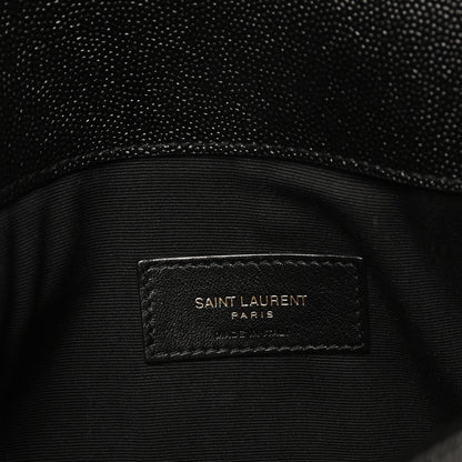 Saint Laurent Grain De Poudre Uptown Pouch Black 13 of 16