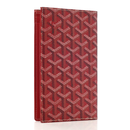 Goyard Goyardine Long Bi-Fold Wallet Red 3 of 7