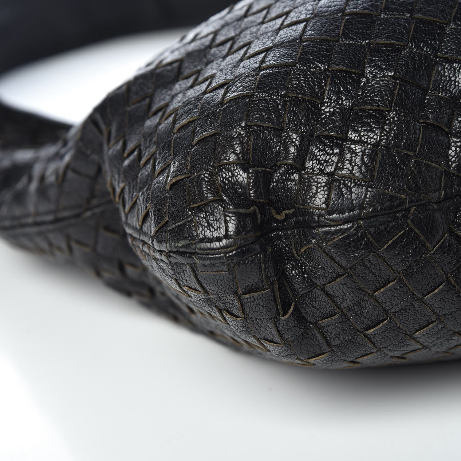 Bottega Veneta Nappa Intrecciato Shoulder Bag Black 13 of 17