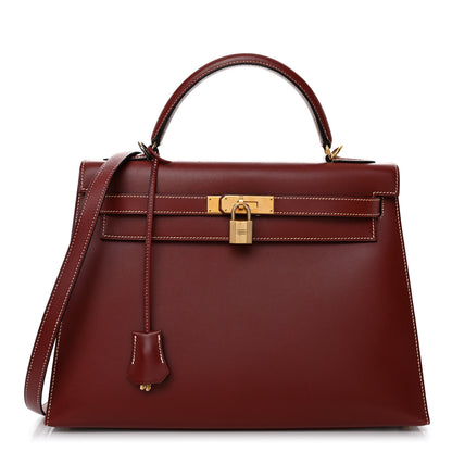 Hermes Chamonix Kelly Sellier 32 Rouge H 1 of 12