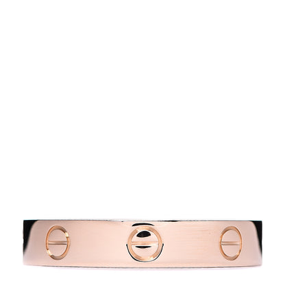 Cartier 18K Pink Gold 3.5mm LOVE Wedding Band Ring 57 8 1 of 3