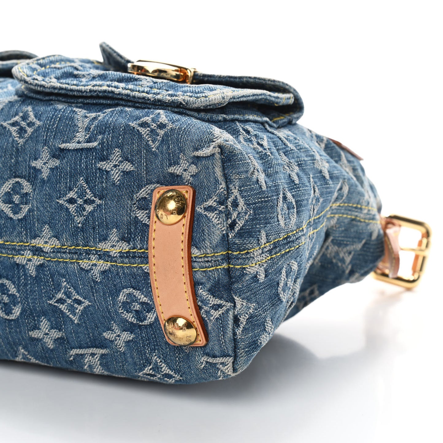 Monogram Denim Baggy PM Blue