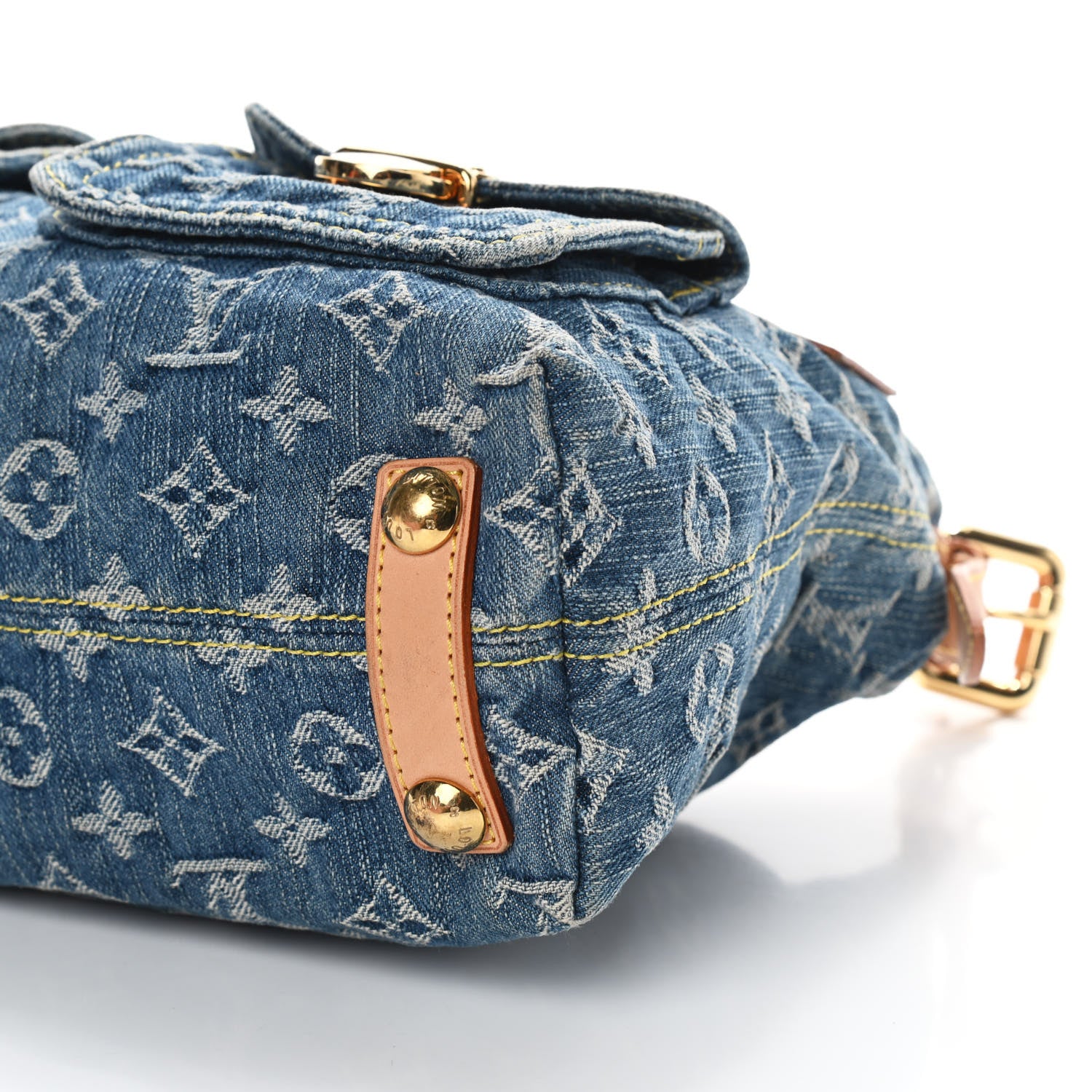 Louis Vuitton Monogram Denim Baggy PM Blue 9 of 11