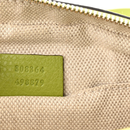 Gucci Pebbled Calfskin Small Soho Disco Bag Green 7 of 10