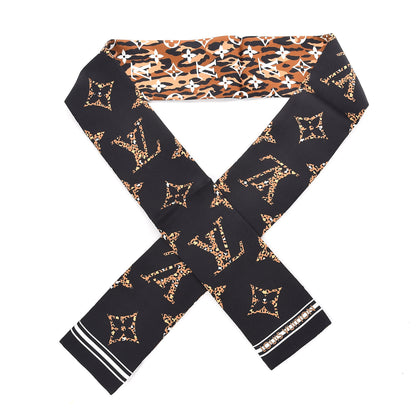 Louis Vuitton Silk Monogram Giant Jungle Bandeau Black 1 of 5