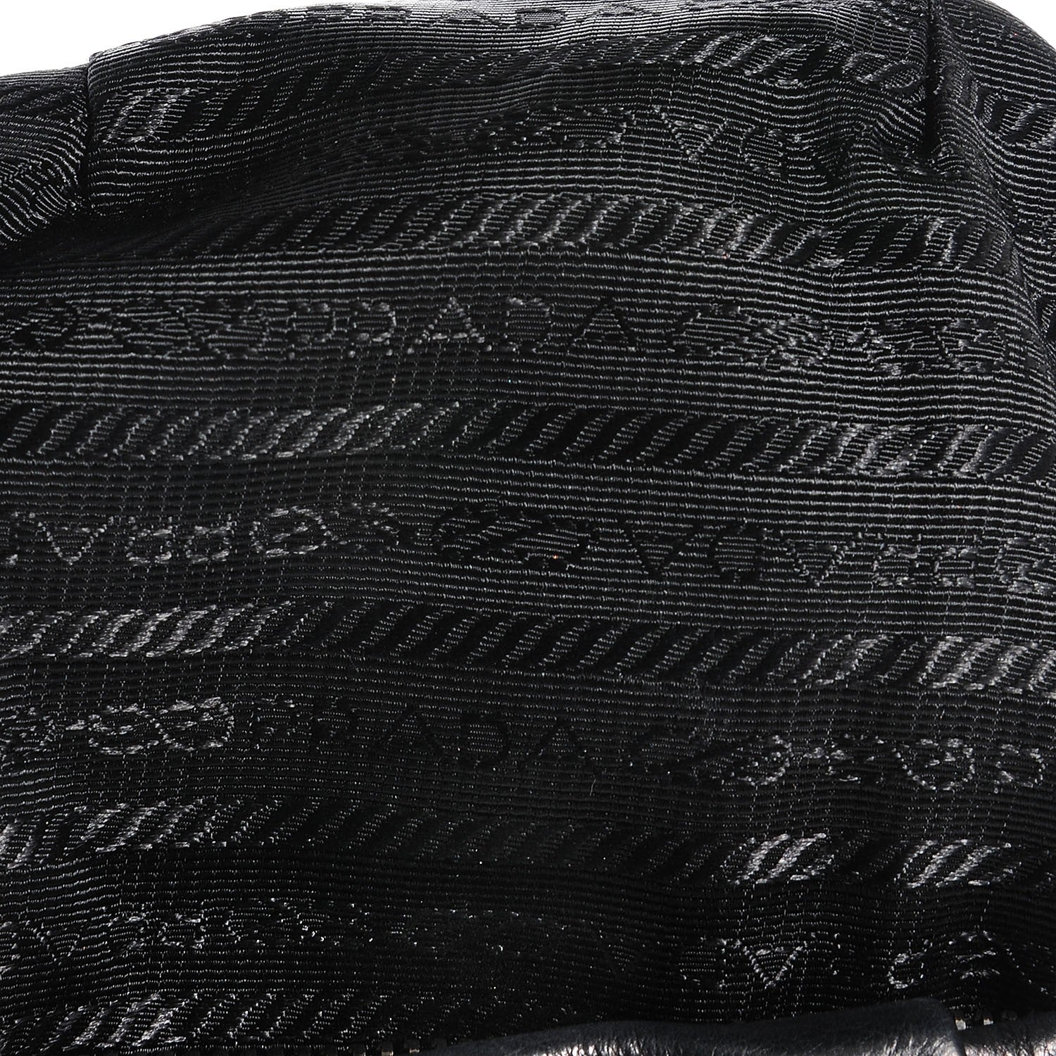 Prada Glace Calf Clutch Wristlet Nero Black 10 of 10