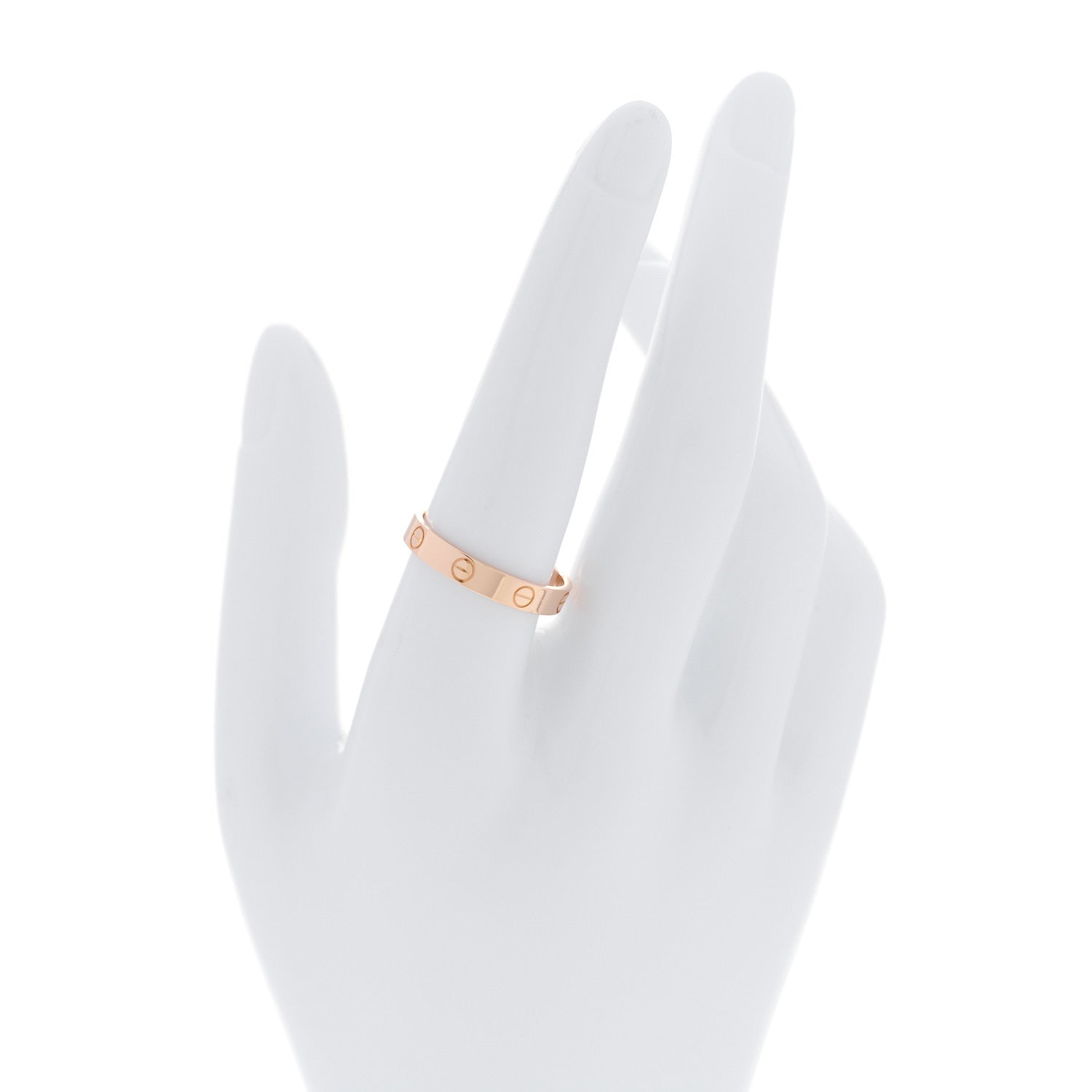Cartier 18K Pink Gold 3.5mm LOVE Wedding Band Ring 59 8.75 2 of 6